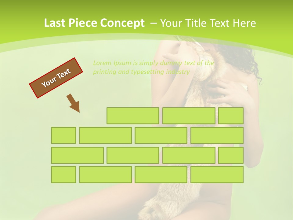 Style Caucasian Furskin PowerPoint Template