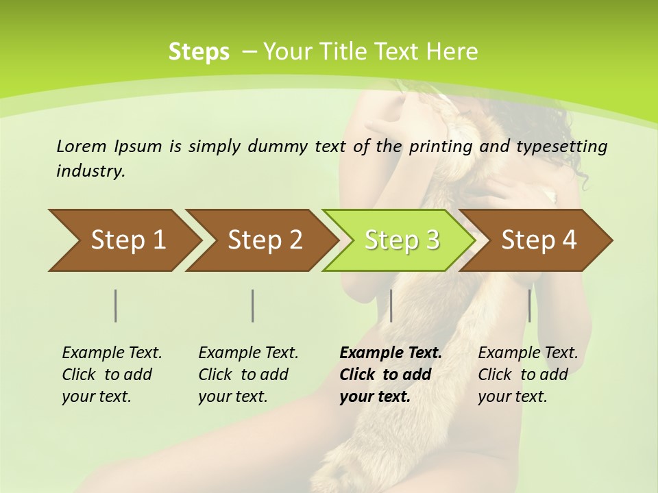 Style Caucasian Furskin PowerPoint Template