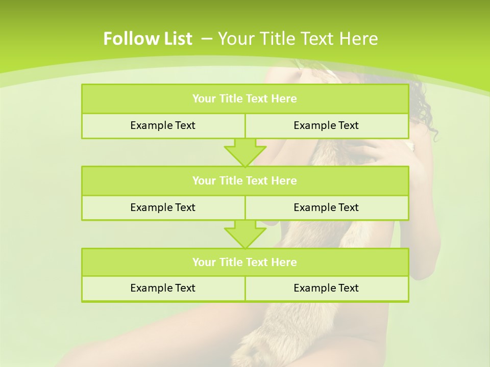 Style Caucasian Furskin PowerPoint Template
