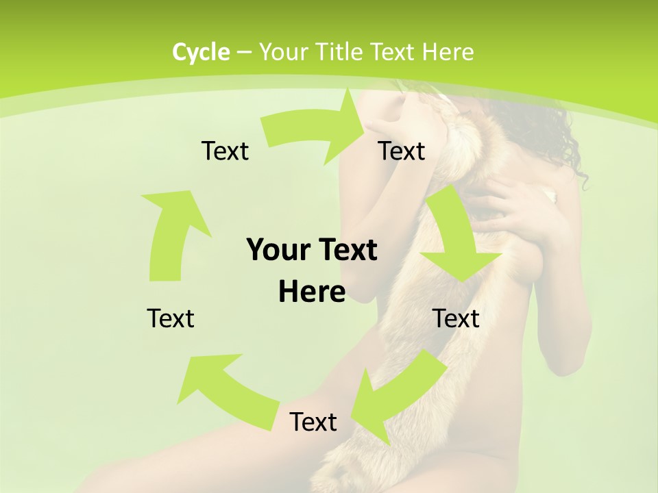 Style Caucasian Furskin PowerPoint Template