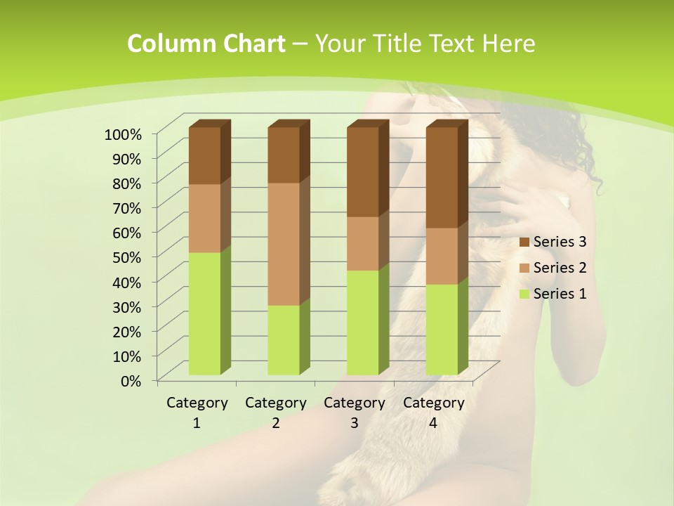 Style Caucasian Furskin PowerPoint Template