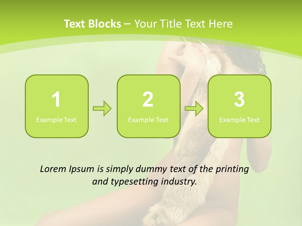 Style Caucasian Furskin PowerPoint Template