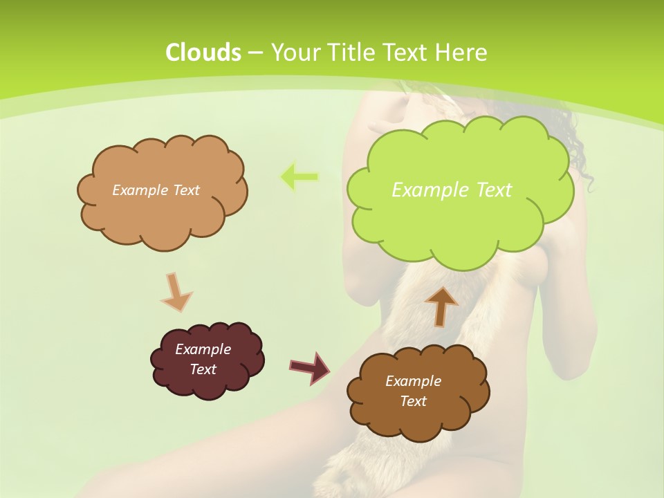 Style Caucasian Furskin PowerPoint Template