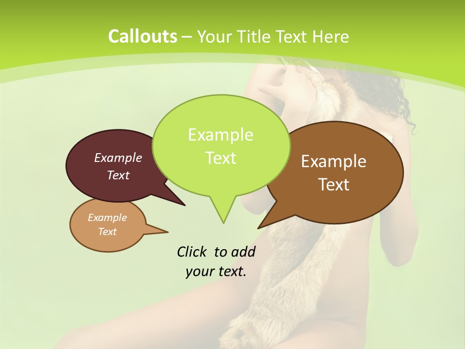 Style Caucasian Furskin PowerPoint Template