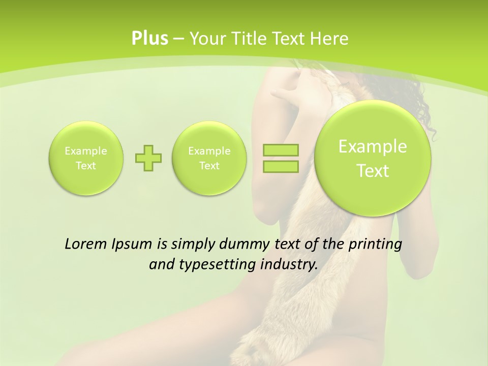 Style Caucasian Furskin PowerPoint Template