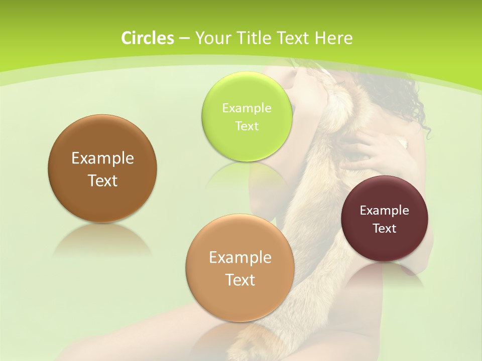 Style Caucasian Furskin PowerPoint Template