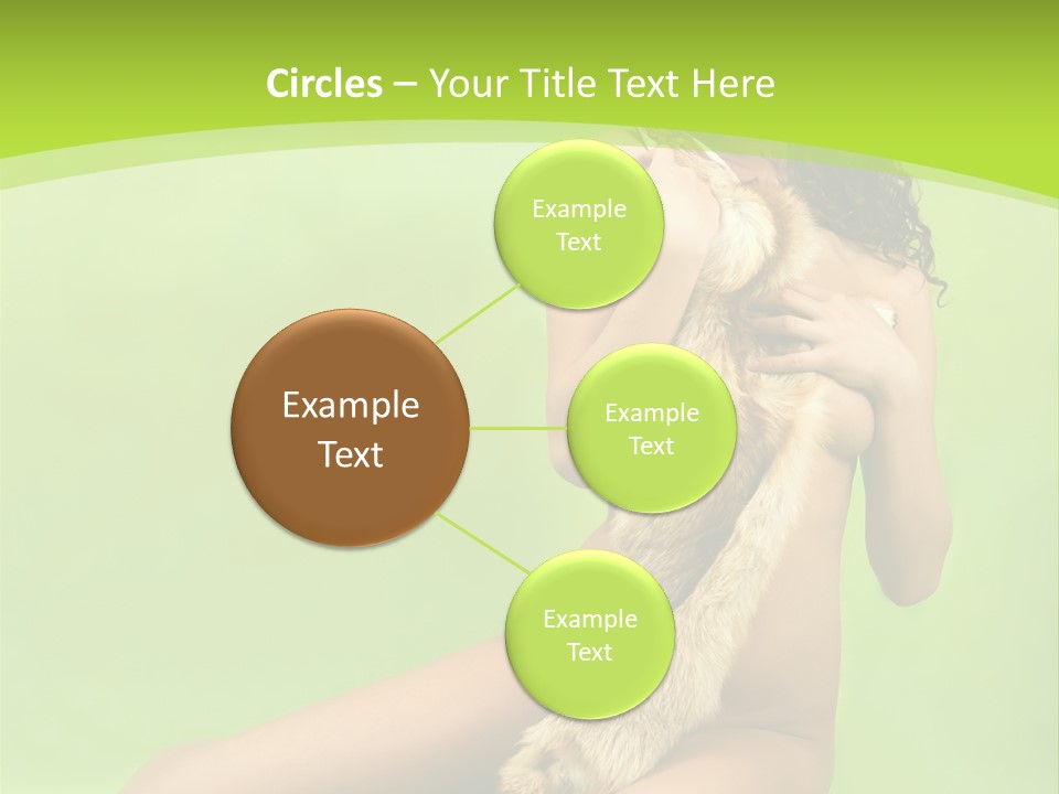 Style Caucasian Furskin PowerPoint Template