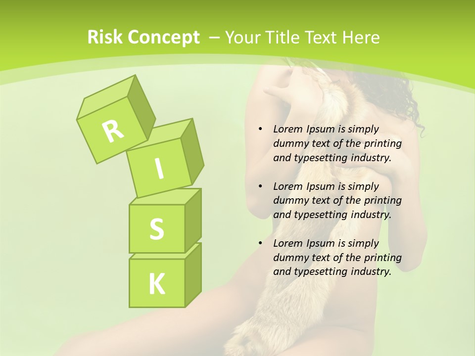 Style Caucasian Furskin PowerPoint Template