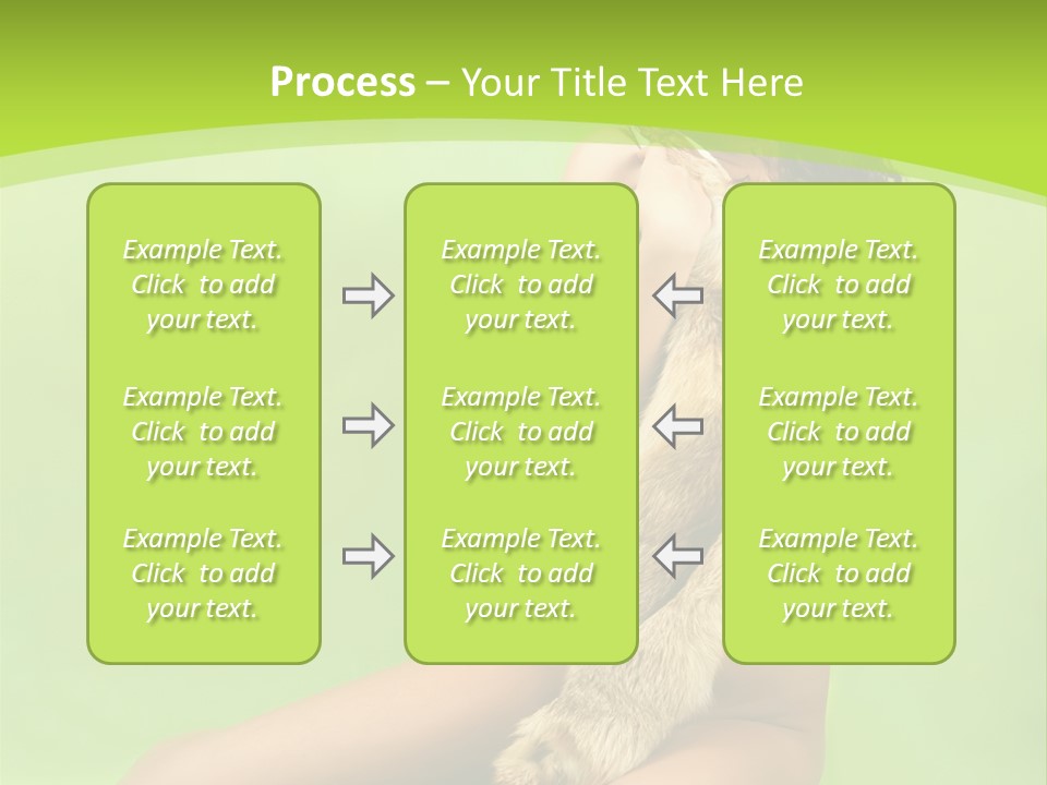 Style Caucasian Furskin PowerPoint Template