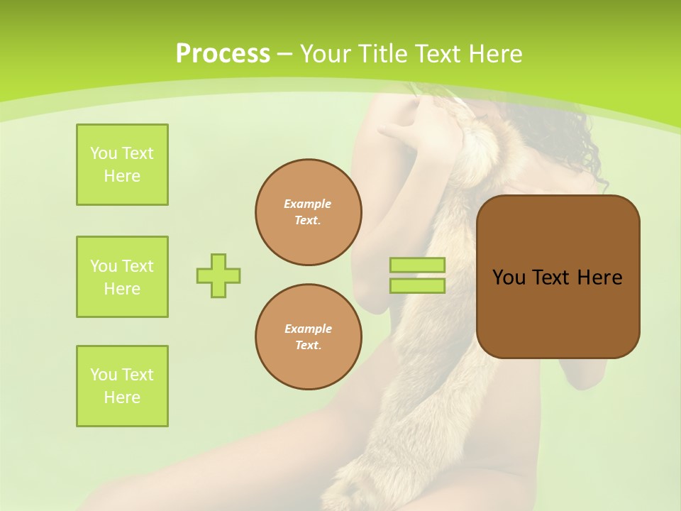 Style Caucasian Furskin PowerPoint Template