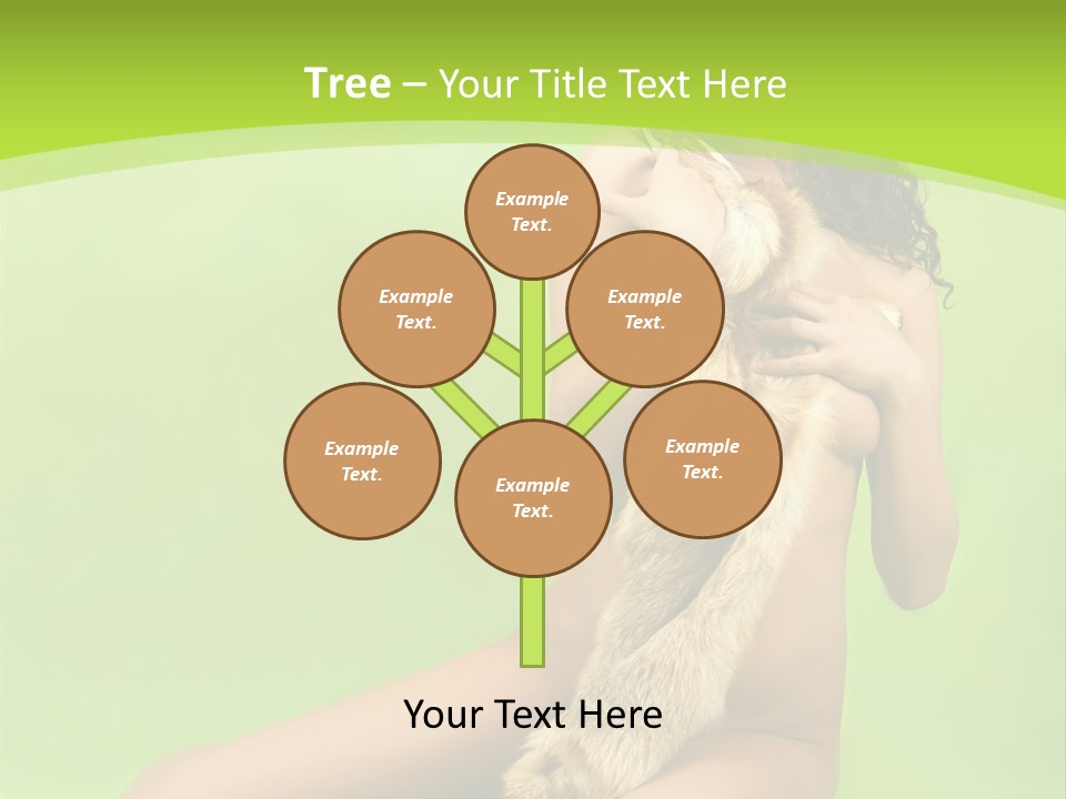 Style Caucasian Furskin PowerPoint Template