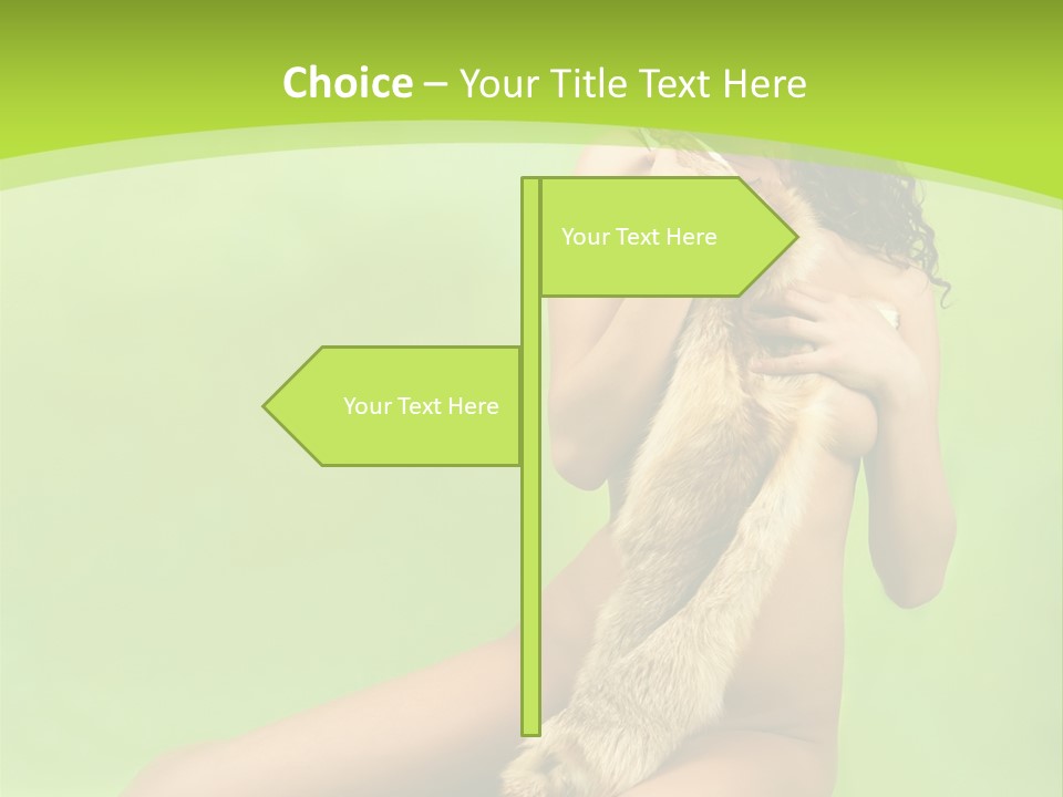 Style Caucasian Furskin PowerPoint Template