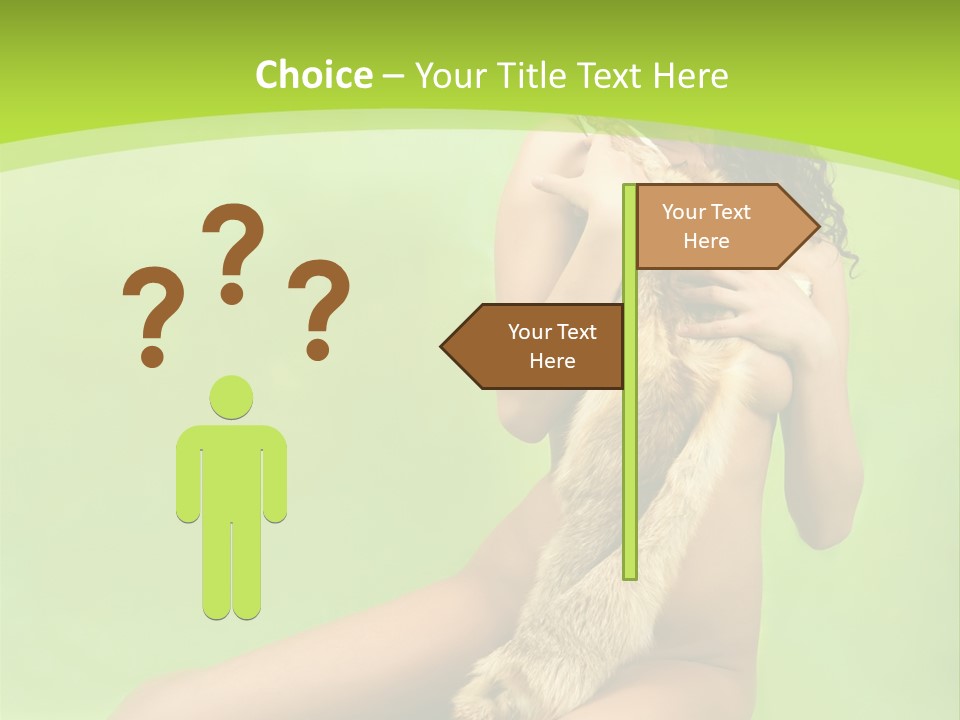 Style Caucasian Furskin PowerPoint Template