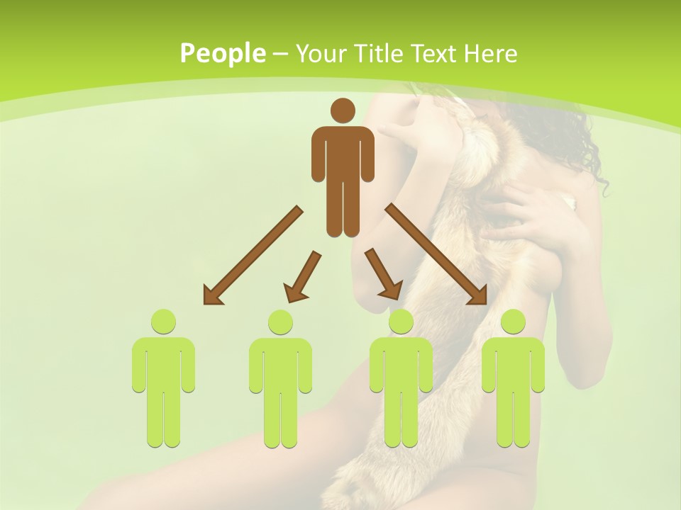 Style Caucasian Furskin PowerPoint Template