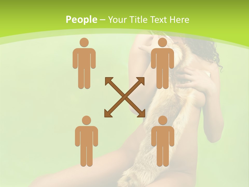 Style Caucasian Furskin PowerPoint Template