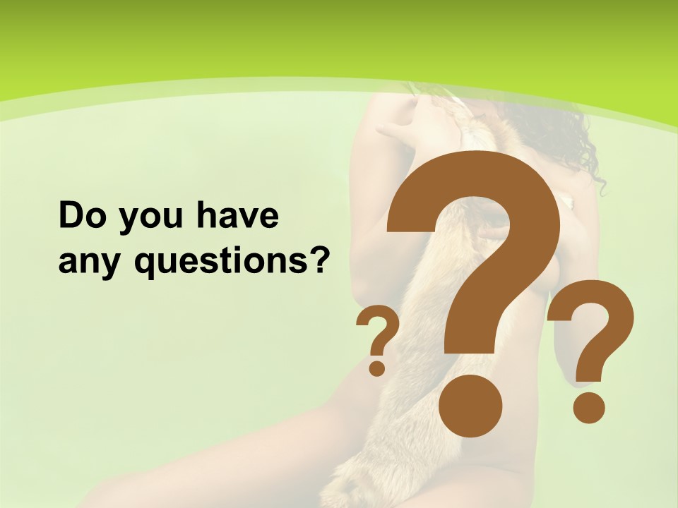 Style Caucasian Furskin PowerPoint Template