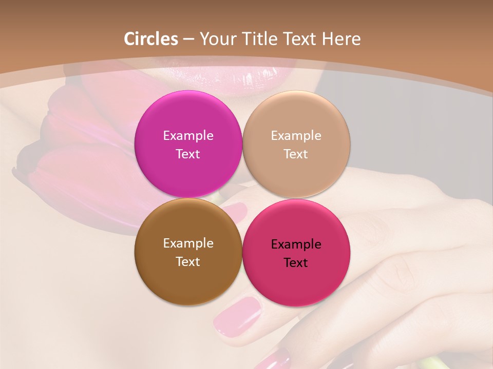 Pink Detail Purple PowerPoint Template