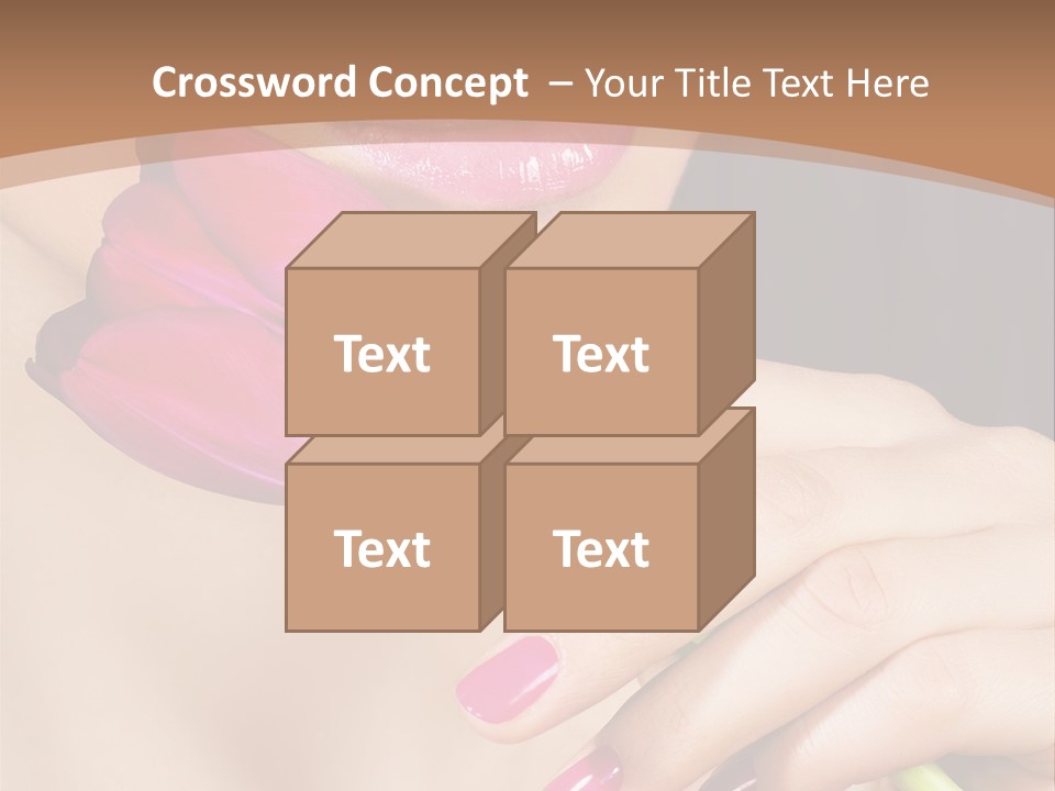 Pink Detail Purple PowerPoint Template