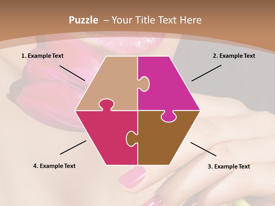 Pink Detail Purple PowerPoint Template