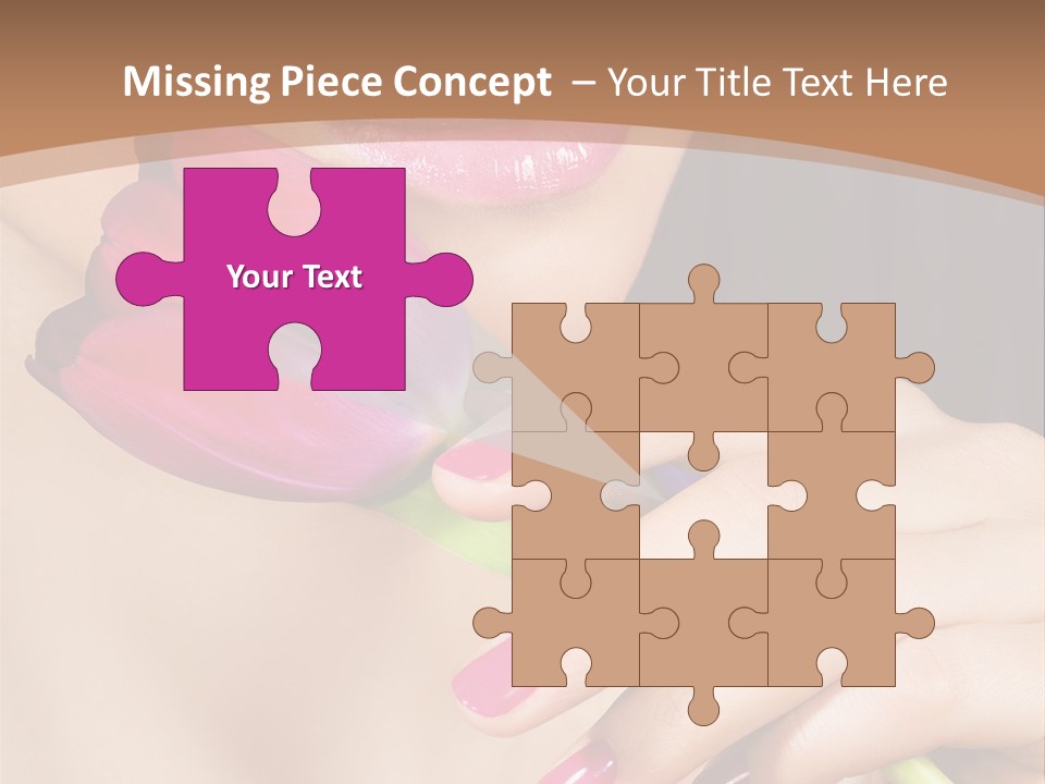 Pink Detail Purple PowerPoint Template