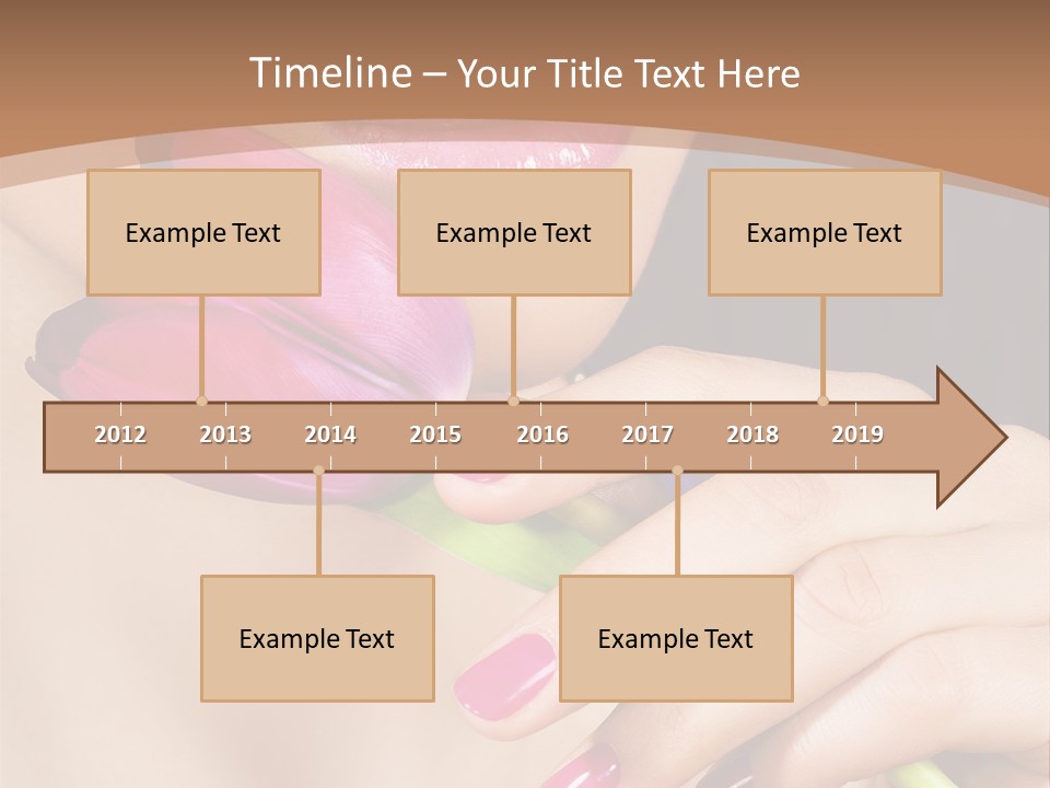 Pink Detail Purple PowerPoint Template