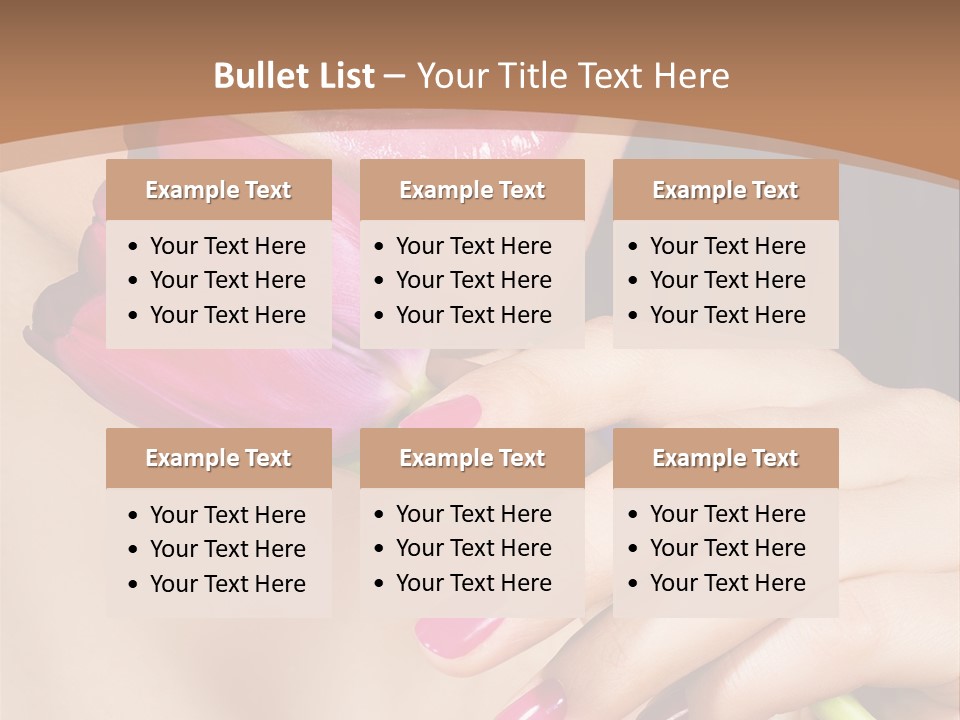 Pink Detail Purple PowerPoint Template