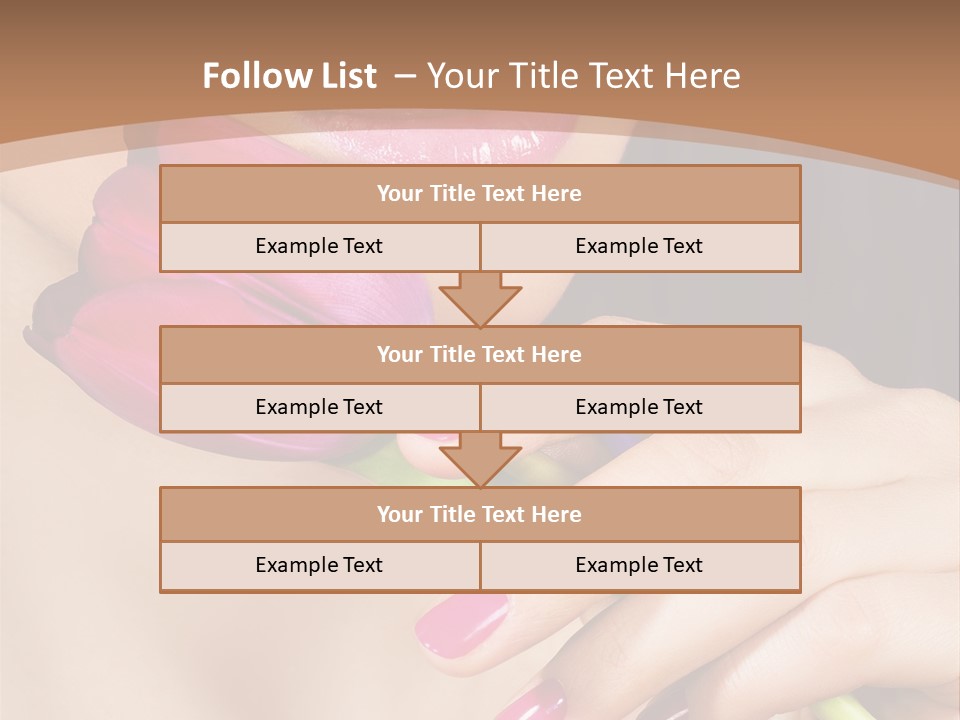 Pink Detail Purple PowerPoint Template