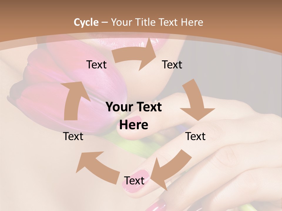 Pink Detail Purple PowerPoint Template