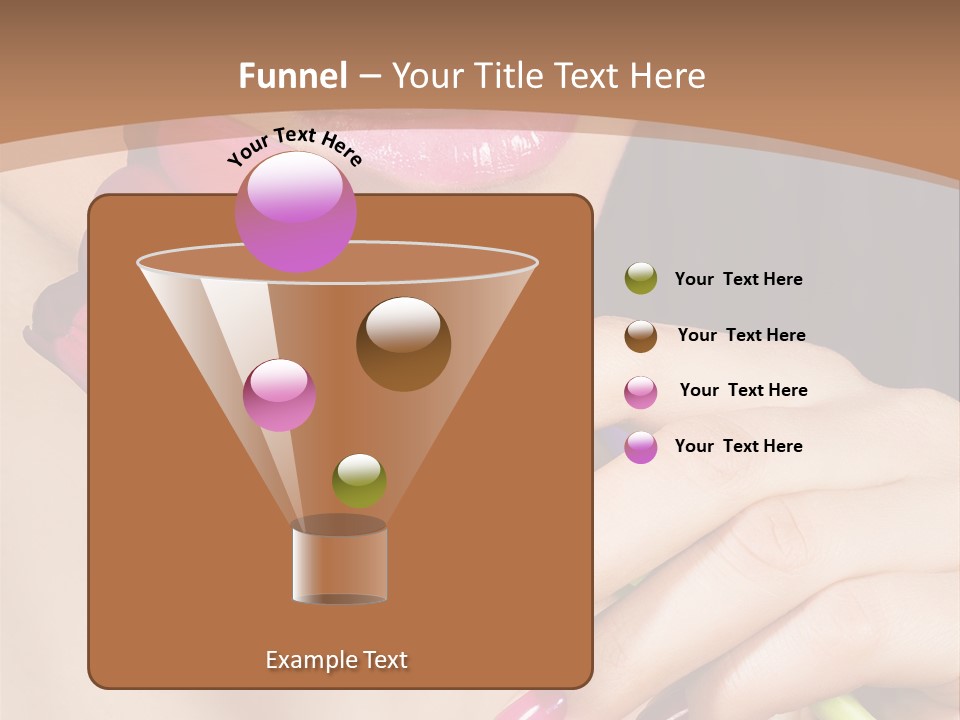 Pink Detail Purple PowerPoint Template