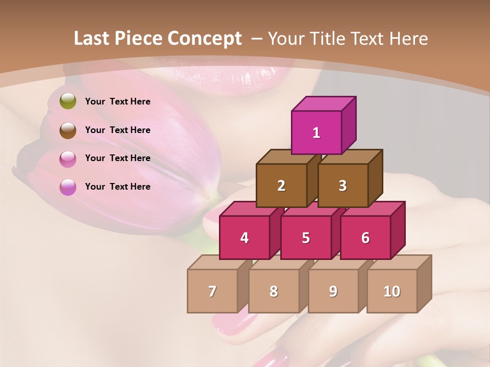 Pink Detail Purple PowerPoint Template