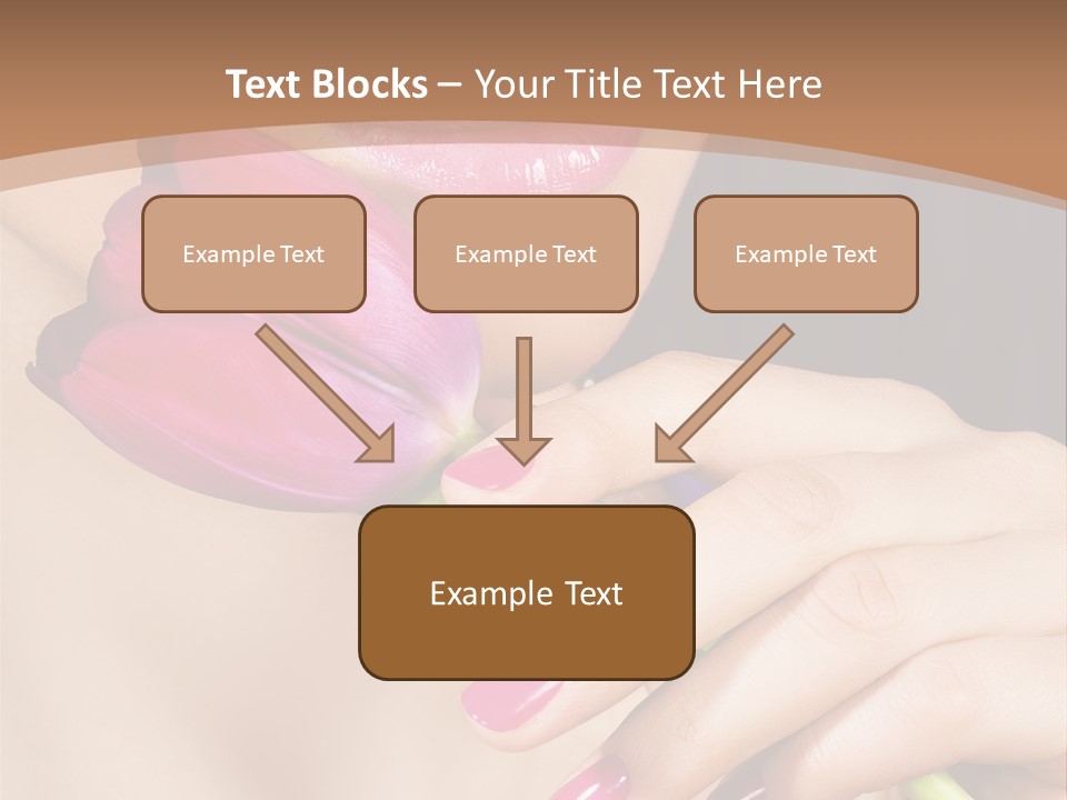 Pink Detail Purple PowerPoint Template