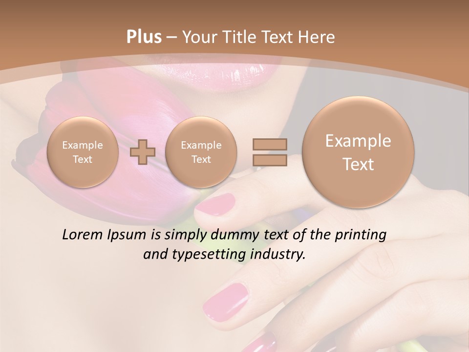 Pink Detail Purple PowerPoint Template