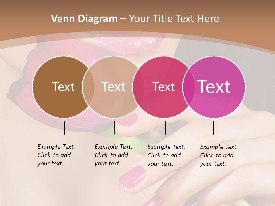 Pink Detail Purple PowerPoint Template
