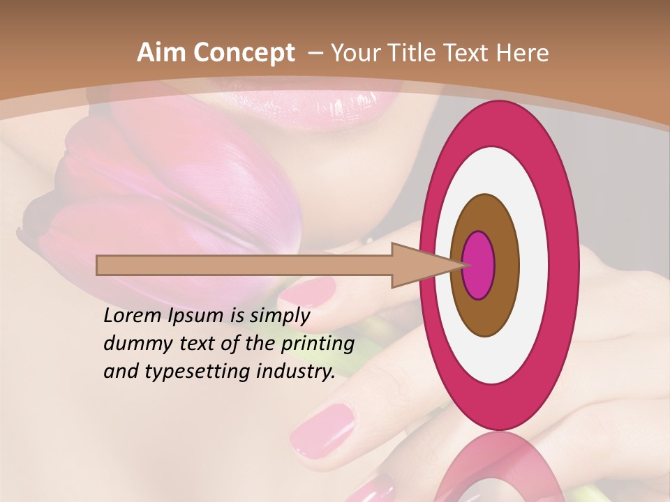 Pink Detail Purple PowerPoint Template