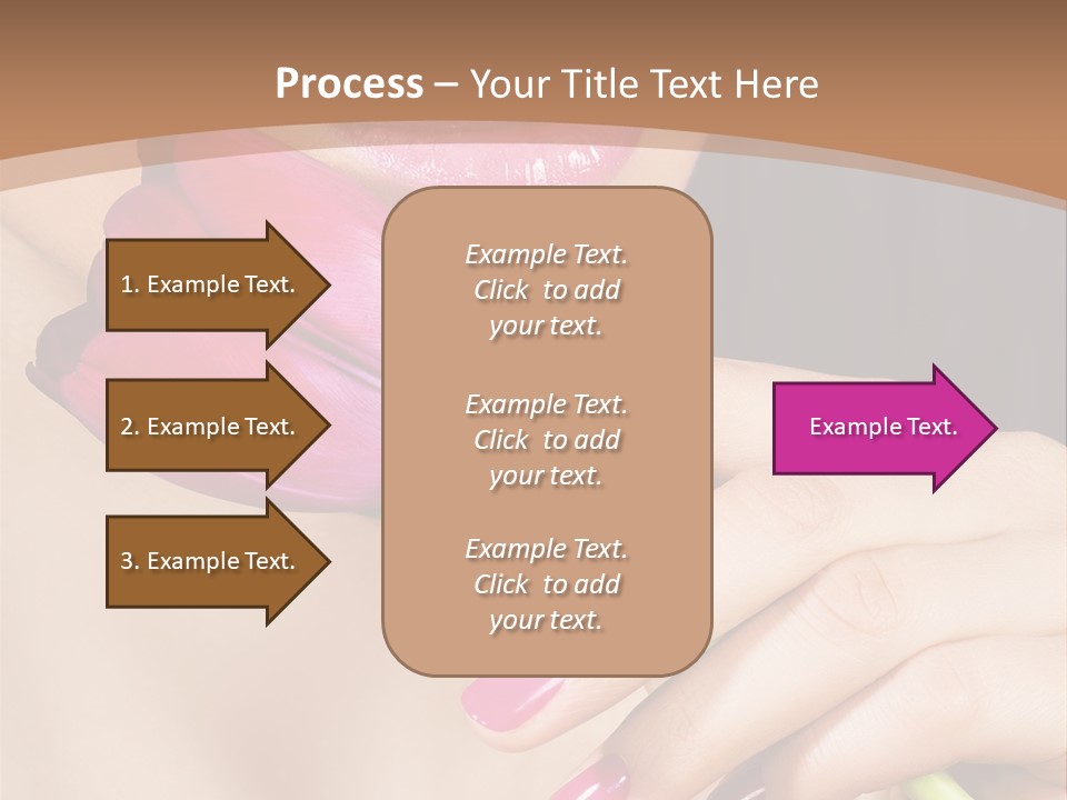 Pink Detail Purple PowerPoint Template