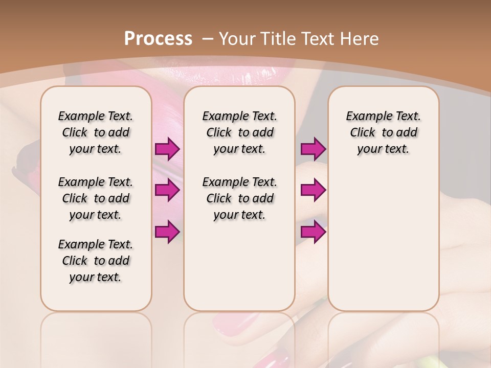 Pink Detail Purple PowerPoint Template