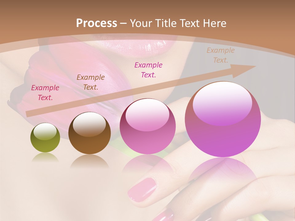Pink Detail Purple PowerPoint Template