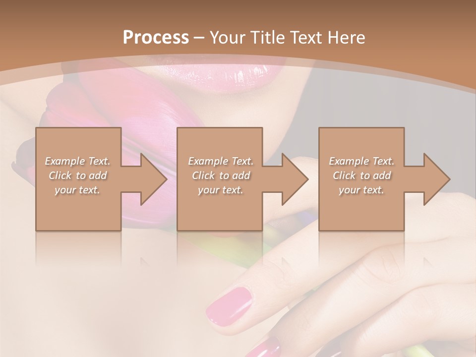 Pink Detail Purple PowerPoint Template