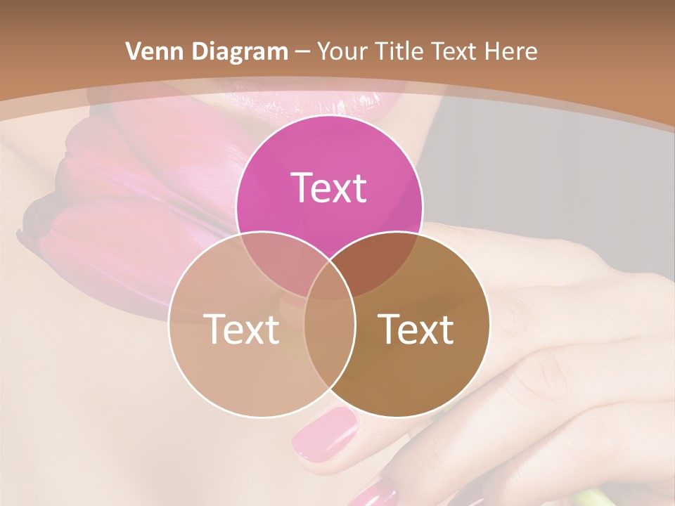Pink Detail Purple PowerPoint Template