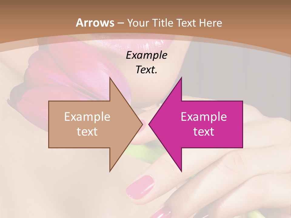 Pink Detail Purple PowerPoint Template