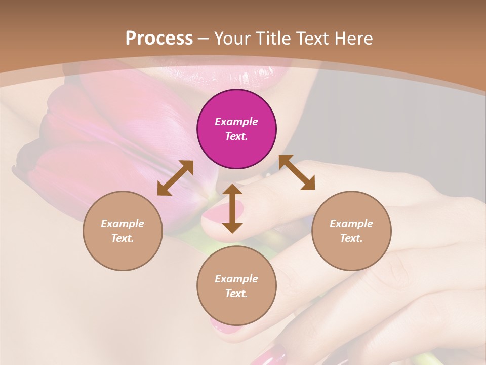 Pink Detail Purple PowerPoint Template