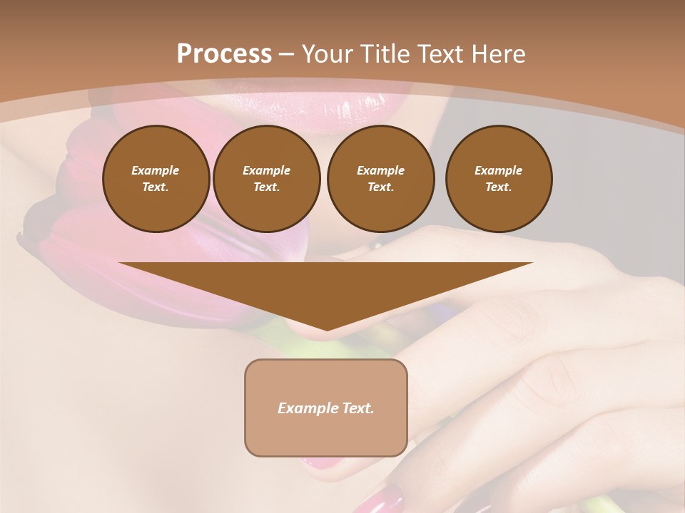 Pink Detail Purple PowerPoint Template