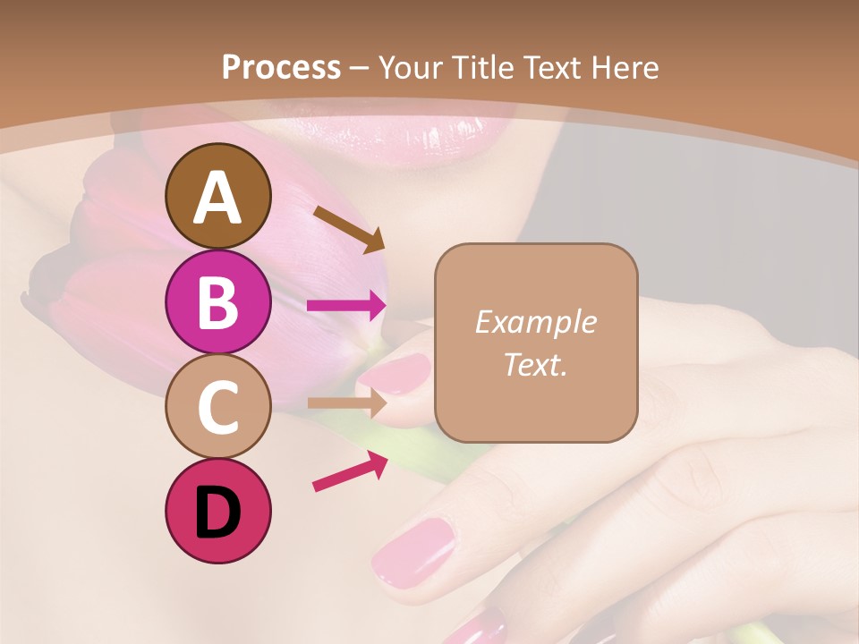 Pink Detail Purple PowerPoint Template