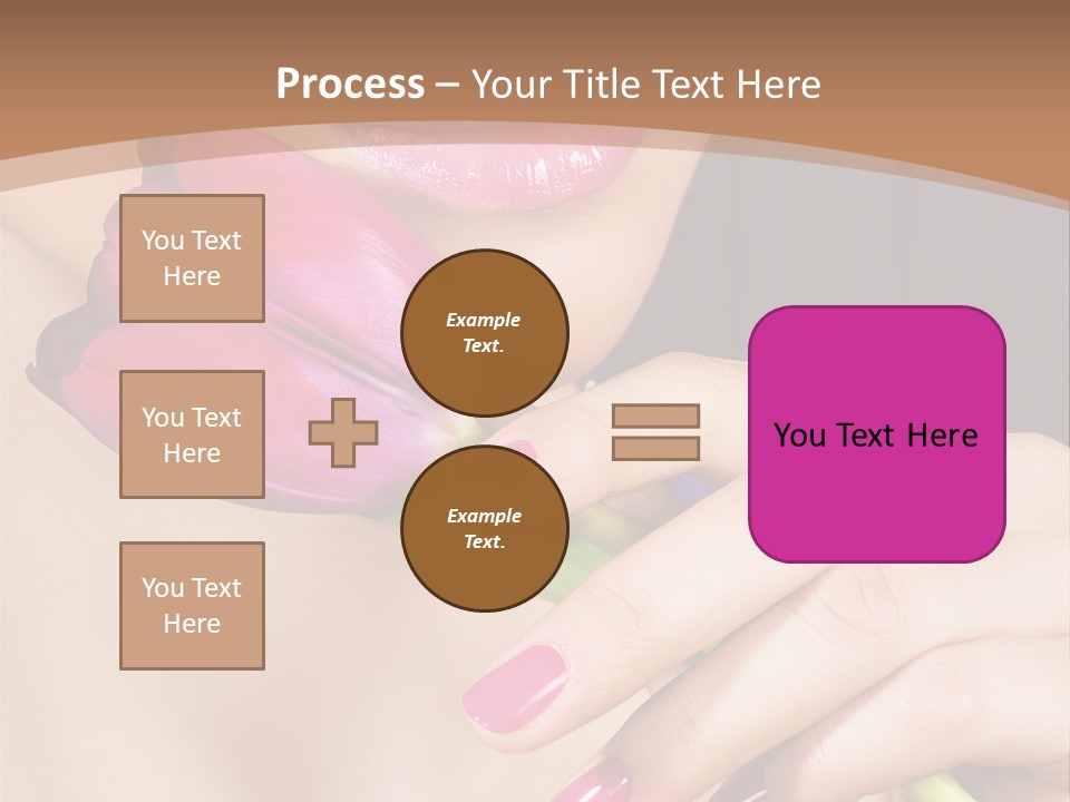 Pink Detail Purple PowerPoint Template