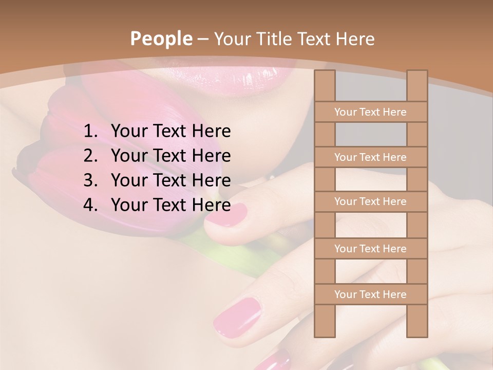 Pink Detail Purple PowerPoint Template