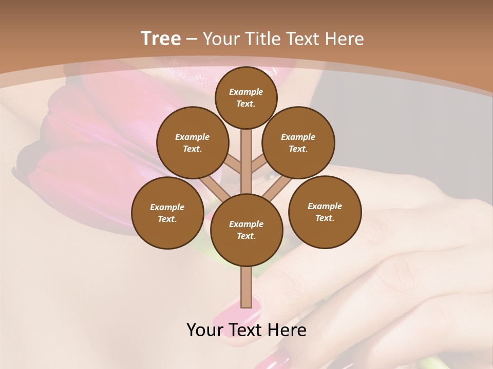 Pink Detail Purple PowerPoint Template