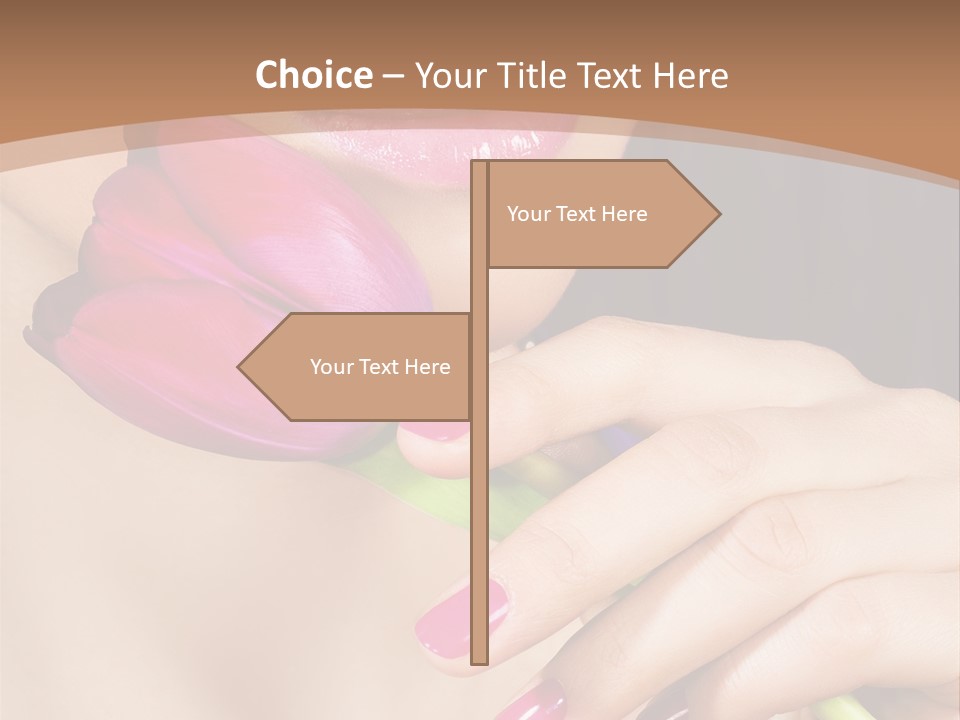 Pink Detail Purple PowerPoint Template