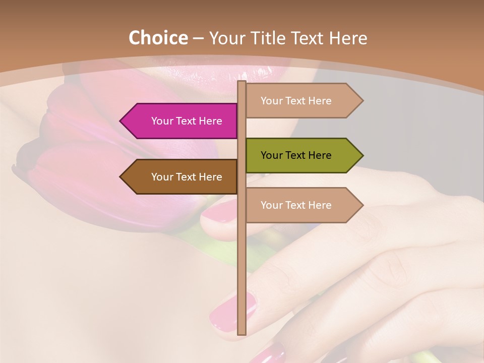 Pink Detail Purple PowerPoint Template