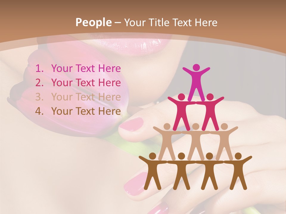 Pink Detail Purple PowerPoint Template