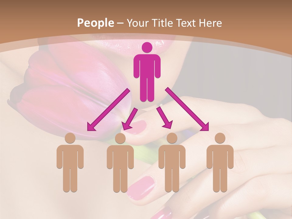 Pink Detail Purple PowerPoint Template
